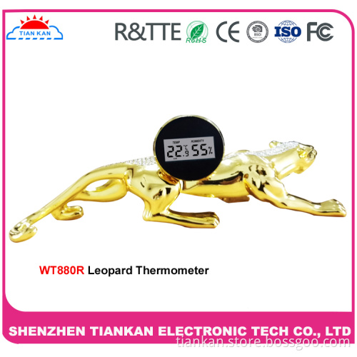 Leopard Thermometer & Hygrometer